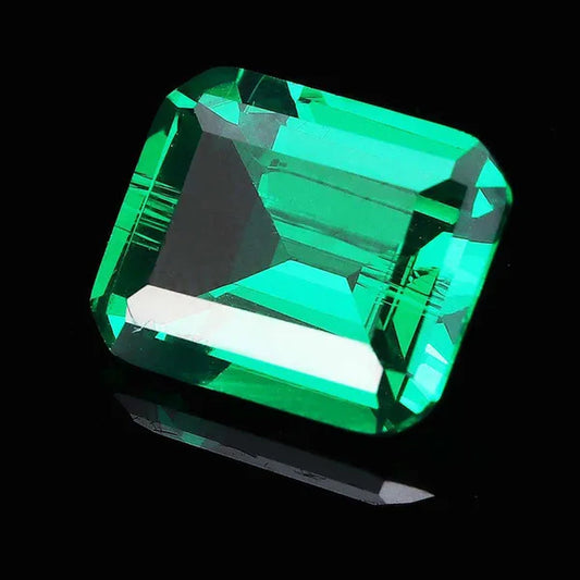 Natural Mined Green Loose Gemstone Emerald Colombia Emerald Cut Jewelry