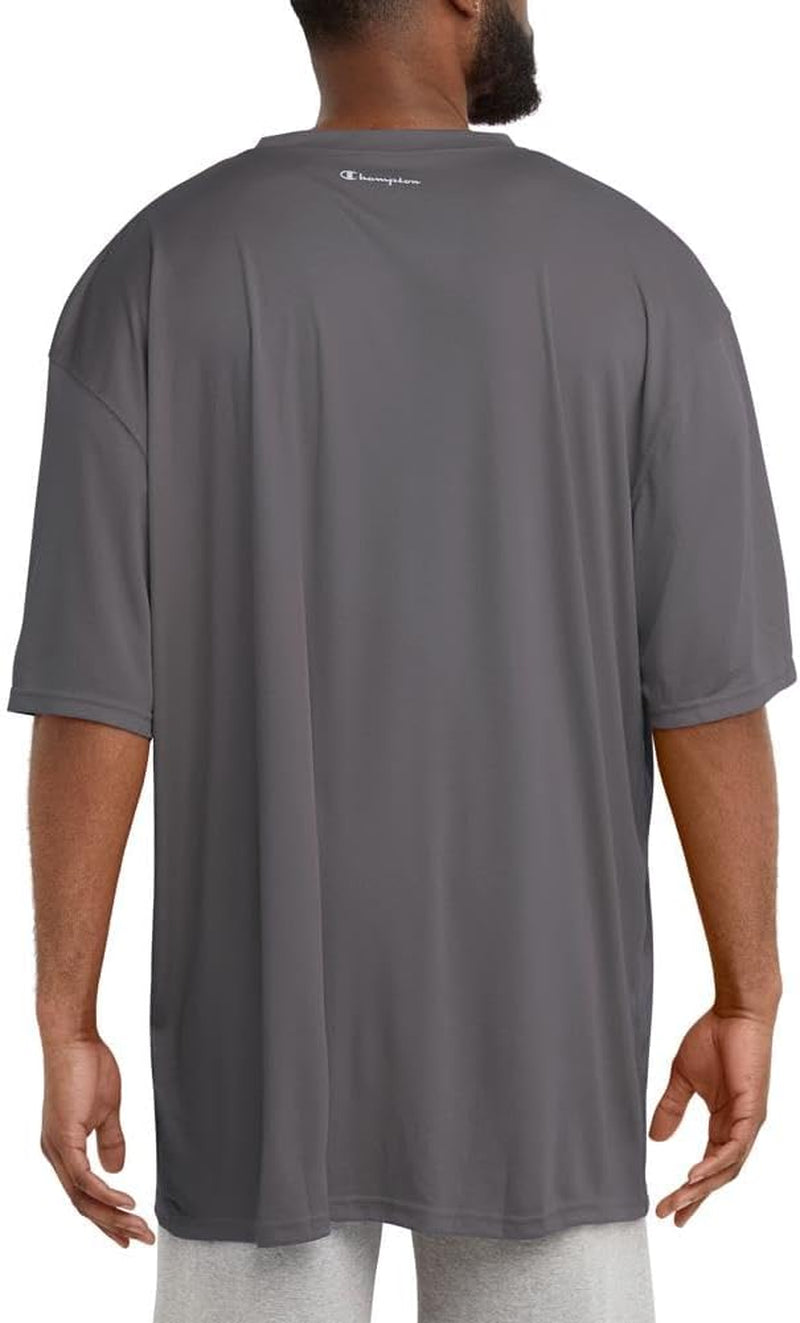 Men'S Tshirt, Sport Tee, Moisture Wicking, anti Odor, Athletic T-Shirt for Men Reg. or Big & Tall