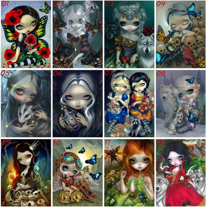 Diamond Painting Kits for Adults, DIY Full Round Drill Diamond Art  Diamond Painting By Numbers Kits Arts and Crafts for Home Wall Decor