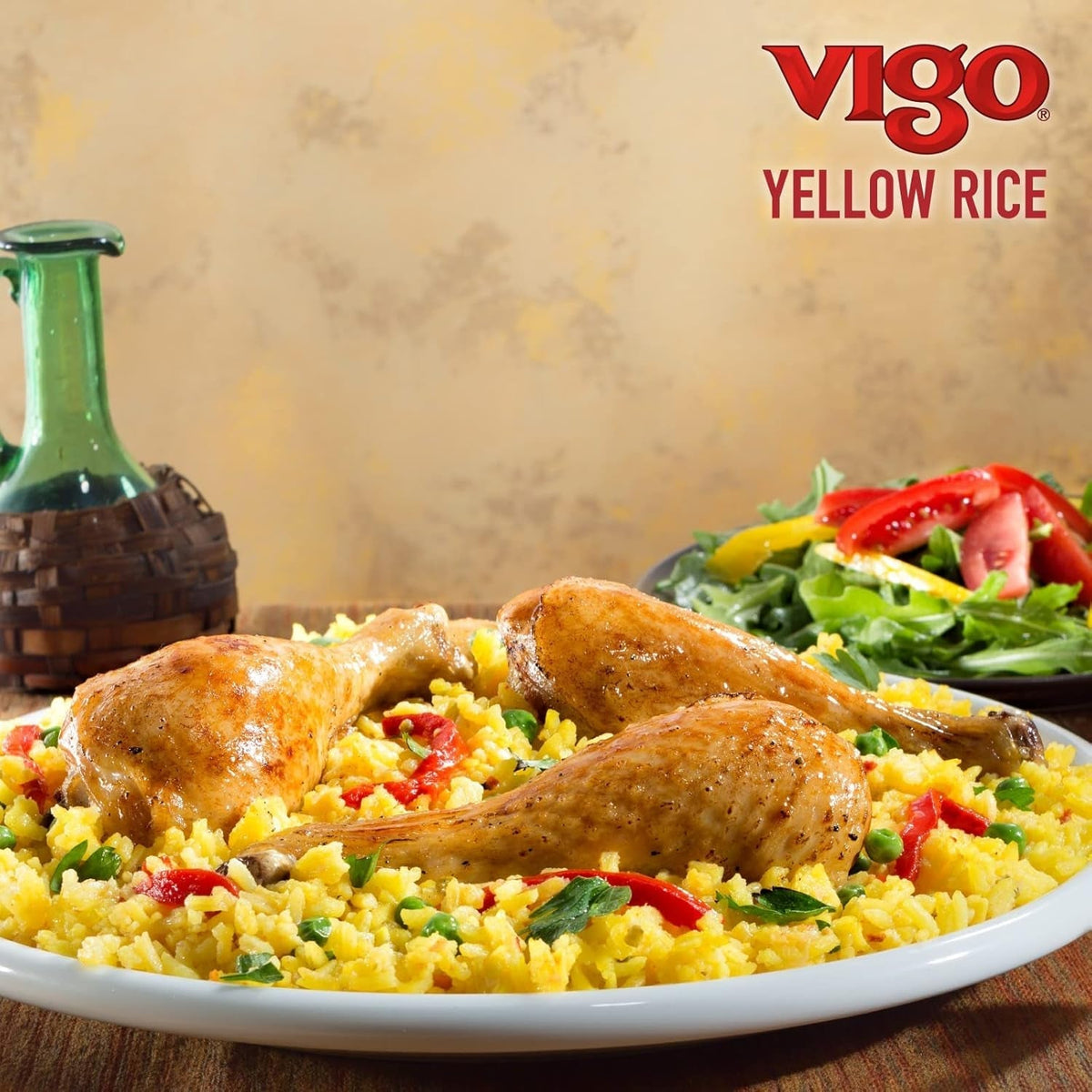 Authentic Saffron Yellow Rice, Low Fat, 2Lb (Pack of 1)
