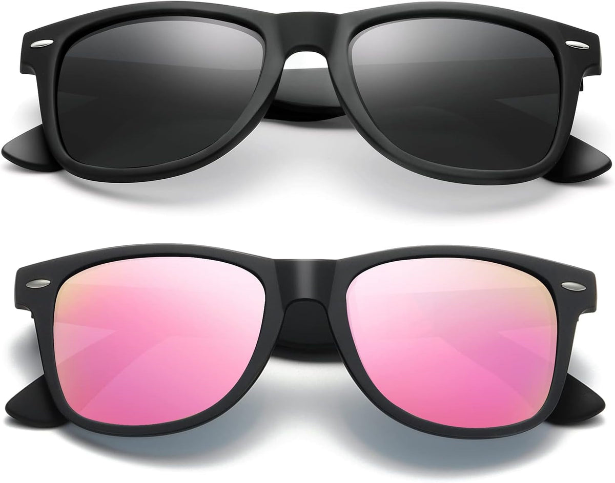 Polarized Sunglasses Womens Men - Sun glasses Fashion Trendy Driving Fishing UV Blocking UV400 Protection