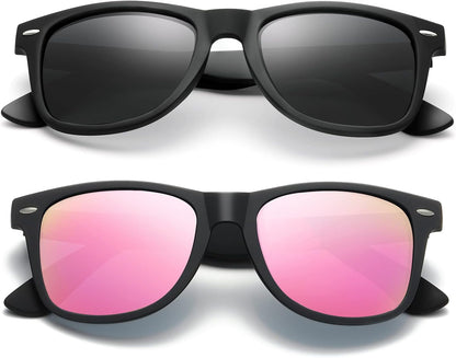Polarized Sunglasses Womens Men - Sun glasses Fashion Trendy Driving Fishing UV Blocking UV400 Protection