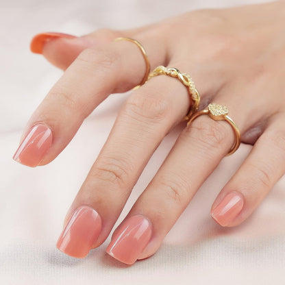 White Press on Nails Short,  Square Solid Color Fake Nails with Glue, Reusable & Natural Acrylic False Nails Stick on Nails for Women Girls Gift, Gel Nail Kit, 24pcs