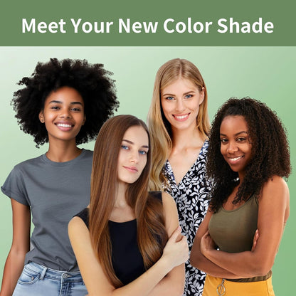 Dark Brown Hair Dye Shampoo 3 in 1 for Gray Coverage, Instant Natural Hair Color Shampoo Para Canas Mujer, Semi-Permanent Shampoo Hair Dye Gifts for Men Women Dad Mom 500Ml