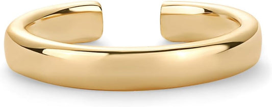 18K Gold Plated Adjustable Toe Rings for Women | Trendy Criss-Cross and Classic Band Toe Ring