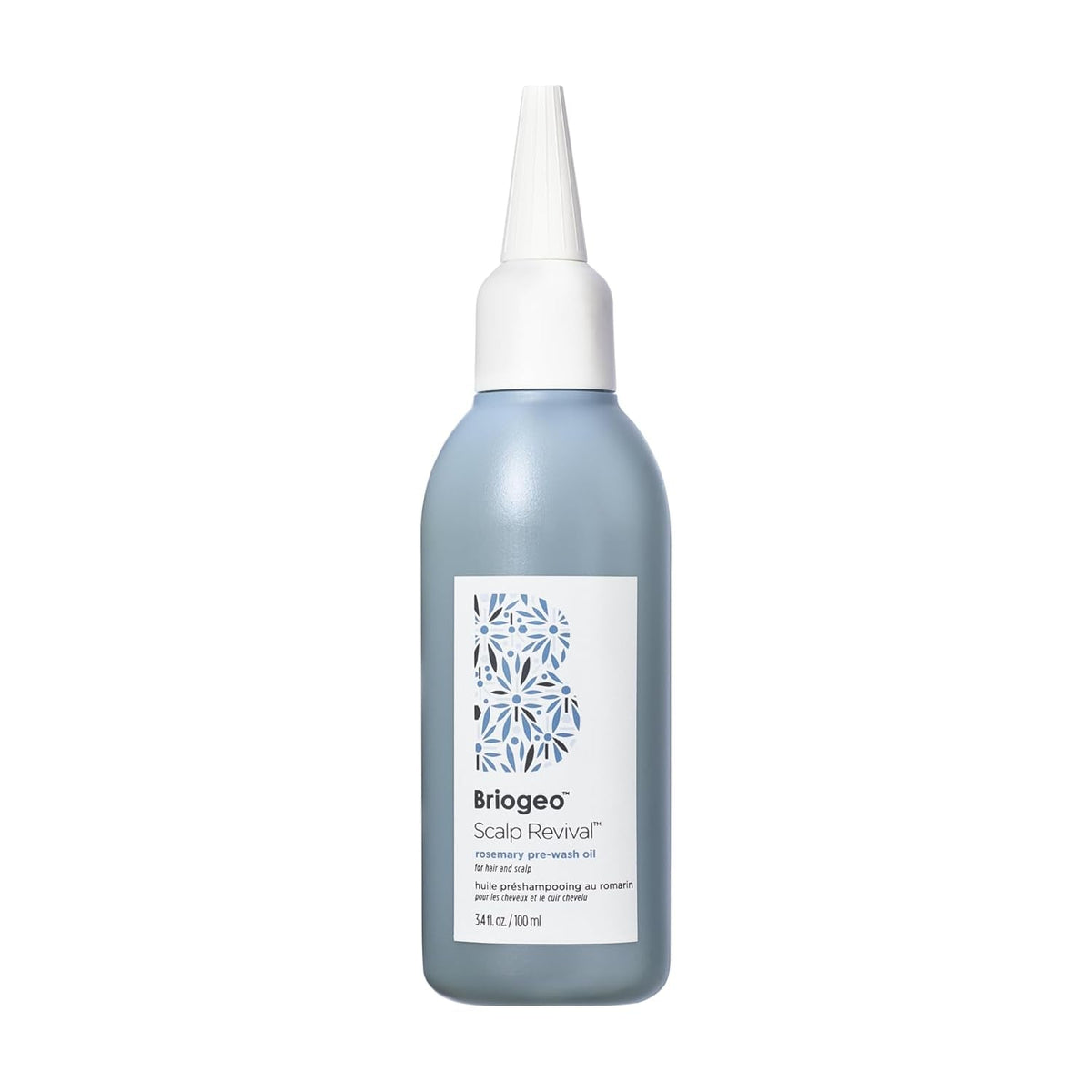 Scalp Revival Rosemary Pre-Wash Oil, Hair and Scalp, Dry Scalp Treatment for Stronger and Longer Hair, Soothe Dry Scalp, Lipids and Vitamins, Deep Moisture, Vegan, Cruelty-Free, 3.4 Fl Oz