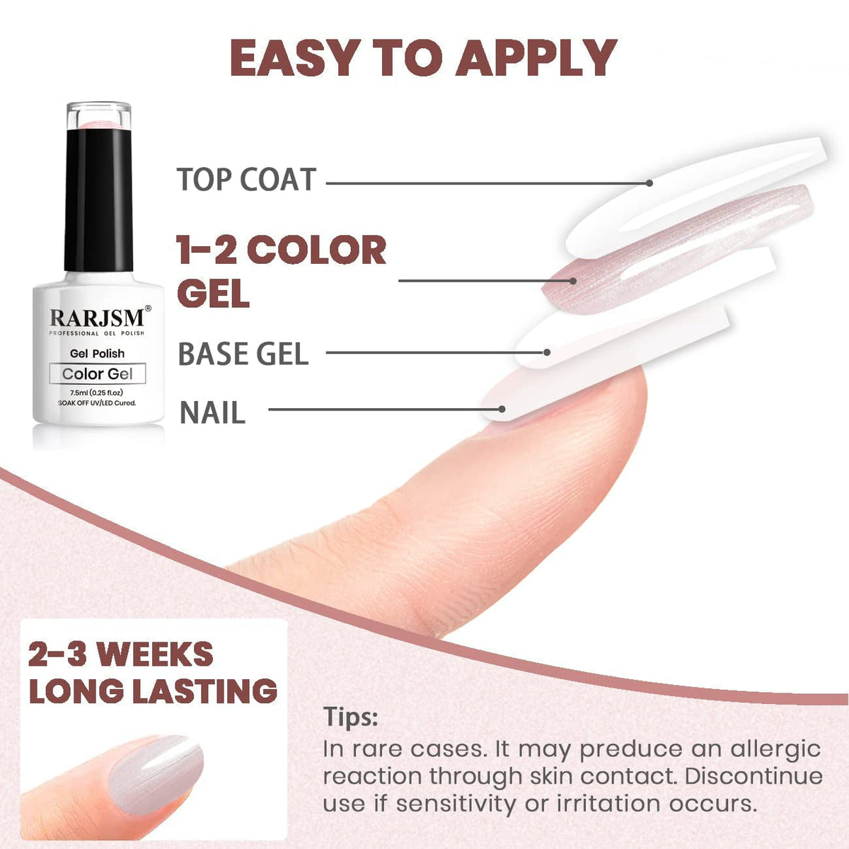 Pearl Gel Nail Polish, Light Pink Glitter Drawing Gel Polish Soak off UV Shimmer Mermaid Nail Gel for Salon Home DIY Manicure Use