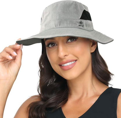 Fishing Hat for Mens Sun Hat Wide Brim Bucket Hat SPF UV Protection XL XXL Large Size Big Head Hiking Beach Safari