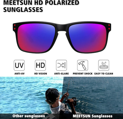 Polarized Sunglasses for Men Women Sports Driving Fishing Glasses UV400 Protection