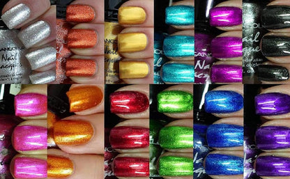 Nail Polish - Awesome Metallic Full Size Lacquer Lot of 12-pc Set