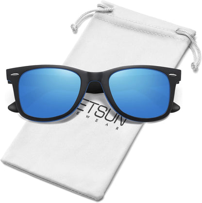 Polarized Sunglasses for Women Men Classic Retro Square Frame Driving Trendy Sun Glasses UV Protection