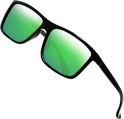 Polarized Sunglasses for Men Driving Mens Sunglasses Rectangular Vintage Sun Glasses For Men/Women