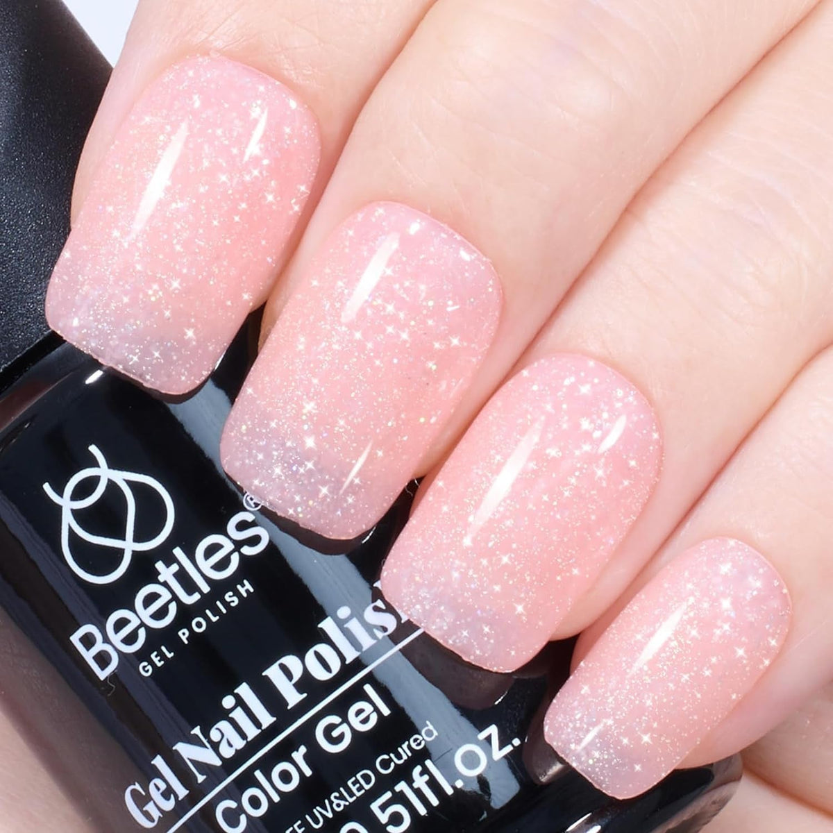Beetles Gel Nail Polish, 1Pcs 15ml Electric Punk Bright Blue Color Gel Polish Soak Off Uv LED Gel Nail Art DIY Gel Nail Manicure for Girls Women Gifts Spring