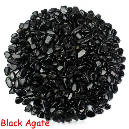Natural Healing Crystal Mixed Stones Tumbled Chips Crushed Stone Gemstone Crystal Jewelry Aquarium Fish Tank Home Making Decoration