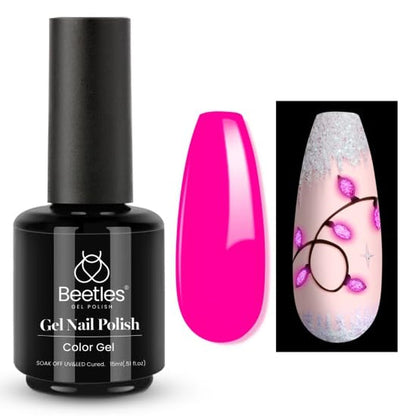 Beetles Neutral Gel Nail Polish 15ml Nude Pink Polish Set Pink Jelly Soak Off U V LED Nail Lamp Translucent Nail Art Gel
