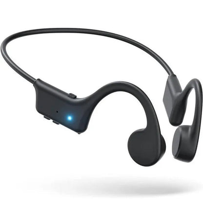 Open Ear Bone Conduction Bluetooth Headphones Waterproof Stereo Wireless Headset with Microphone for Driving Working Running Cycling