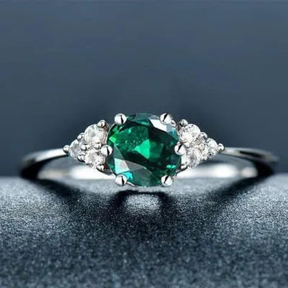 Red Ruby Jewelry Palace Natural Garnet Halo Engagement Ring  Sterling Sliver Jewelry For Women