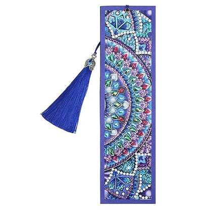 5D Diamond Painting Bookmark Kits DIY Special Shaped Diamond Painting Bookmark with Tassel Craft Supplies
