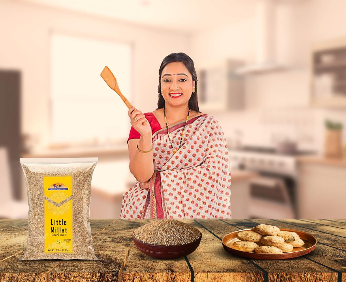 Rani Little Millet (Panicum Sumatrense) Whole Ancient Grain Seeds 28Oz (800G) ~ All Natural | Gluten Friendly | NON-GMO | Kosher | Vegan | Indian Origin | Kutki/Shavan/Saamai/Sama Kannada