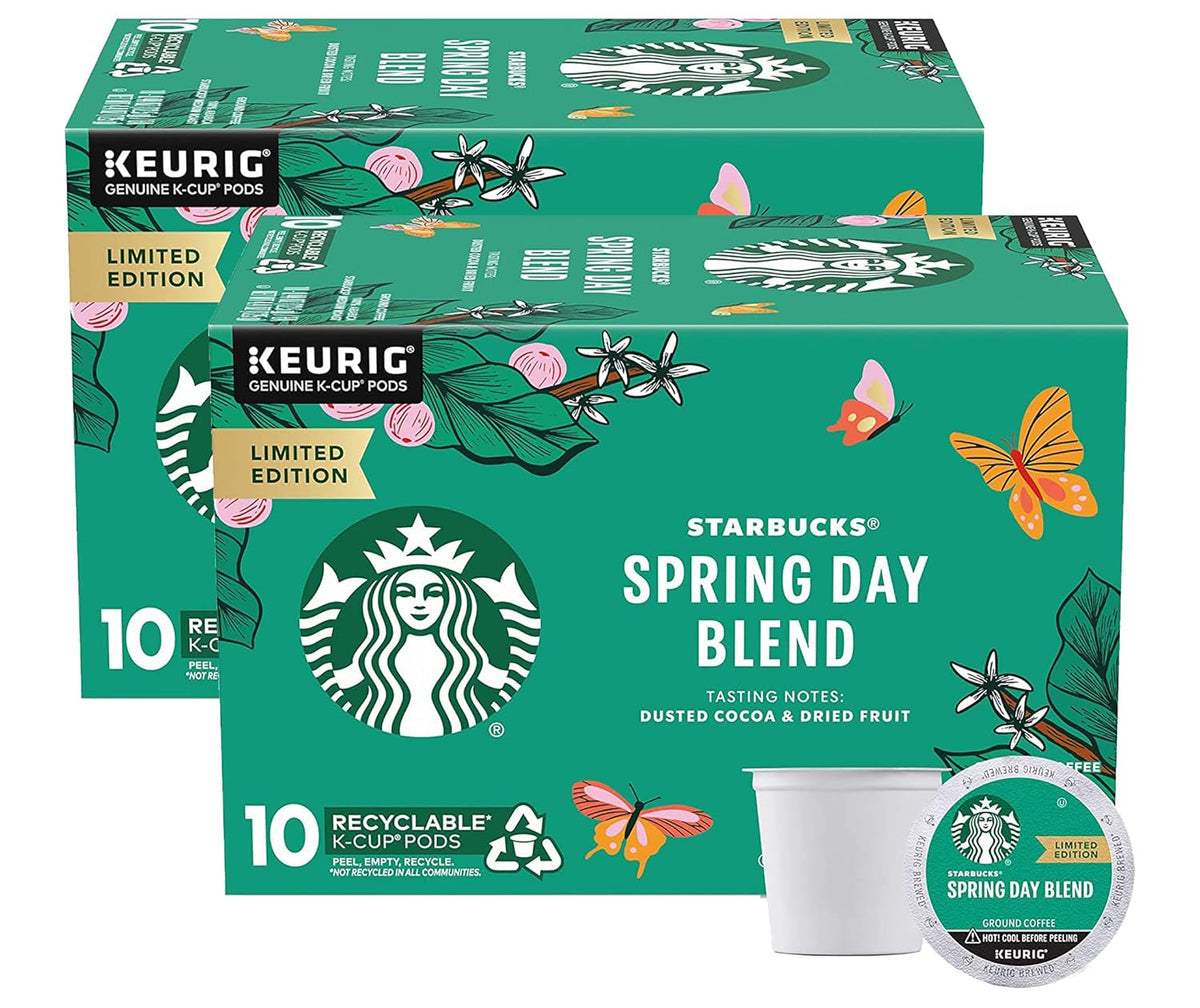 K-Cup Coffee Pods, Medium Roast Coffee, Pike Place Roast for Keurig Brewers, 100% Arabica, 6 boxes (60 pods total)
