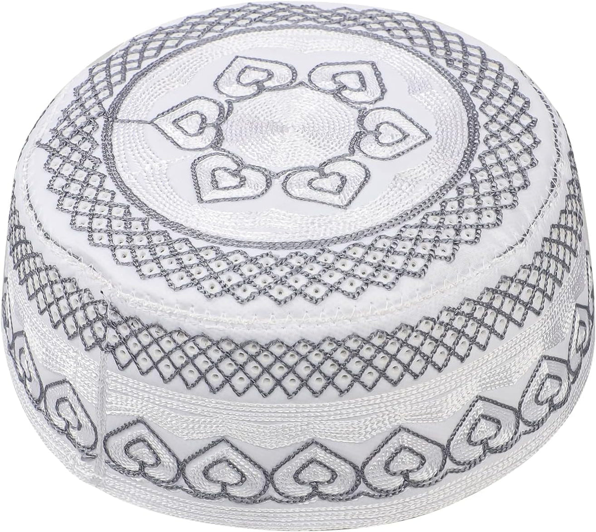 Muslim Prayer Kufi Hat for Men Boys Islamic Beanie Skull Cap Prayer Headwear Embroidery Kofia Topi Sun Hat Ramadan Eid Gift