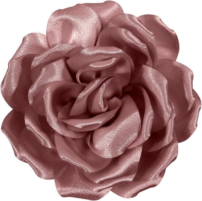 Rose Flower Brooch and Pin | Elegant Hair Clip and Accessory for Women'S Dress