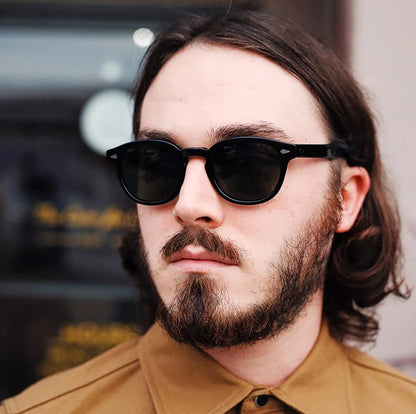 Unisex Vintage Retro round Style Tinted Sunglasses for Men Women Fashion Circle Sun Glasses 46Mm