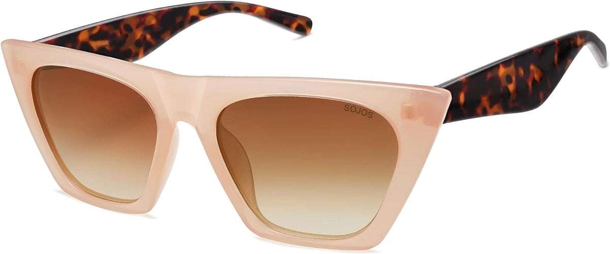 Oversized Square Cateye Polarized Sunglasses for Women Men Big Trendy Sunnies SJ2115