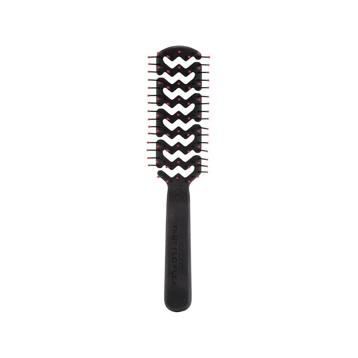 Static Free Fast Flo Flex Vent Hair Brush - Quick Drying, Detangling, and Styling - Anti-Static Bristles for Frizz-Free Blowouts, Ideal for All Hair Types