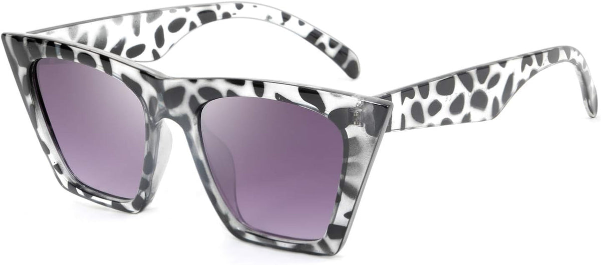 Vintage Square Cat Eye Sunglasses Women Trendy Cateye Sunglasses B2473