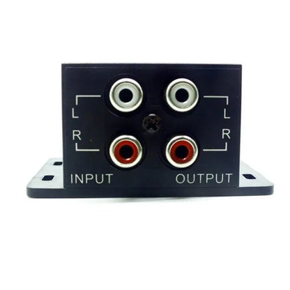 Car Amplifier Audio Regulator Bass Subwoofer Equalizer Crossover Controller RCA Adjust Line Level Volume