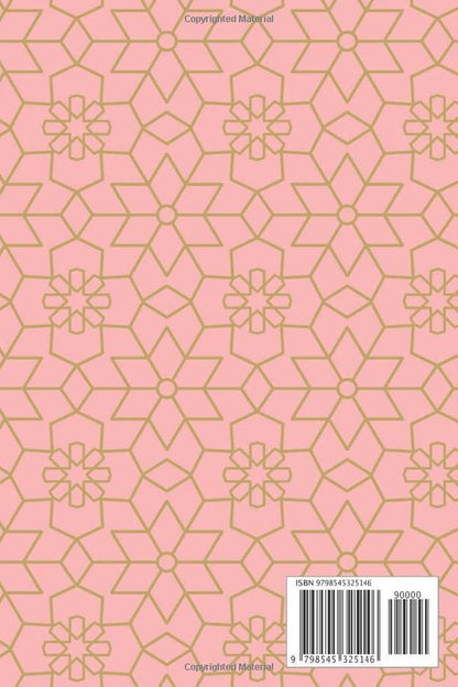 Islamic Pink Bismillah Notebook Journal Notepad for Womens Ladies Girls Writing Gift Islam Muslim Present