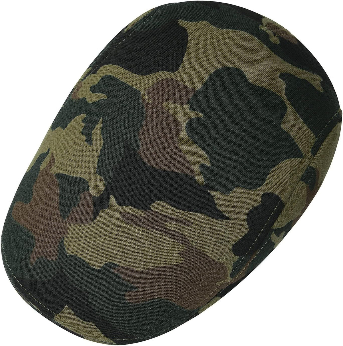 Men'S Cotton Flat Ivy Gatsby Newsboy Driving Hat Cap (Green Camouflage)
