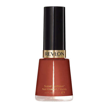 Nail Enamel, Chip Resistant Nail Polish, Glossy Shine Finish, in Red/Coral, 161 Teak Rose, 0.5 oz