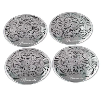 4Pcs Car Door Audio Speaker Decor Cover Loudspeaker 3D Trim Sticker for Mercedes Benz AMG C E Class W205 W213 GLC 2016 2017 Car Styling Accessories