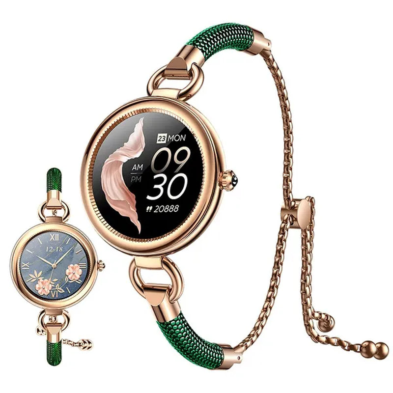 2022 EIGIIS Fashion Smart Watch Full Touch Luxury Smartwatch Women Health Monitor Multi-sports Modes Fitness Bracelet For Ladies