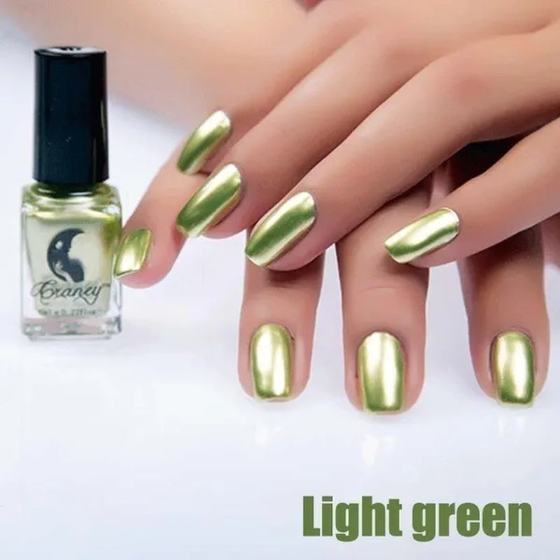 2020 Fashion New Metallics Nail Polish Mirror Nail Polish For Women Girl As Makeup Tool