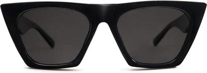 Oversized Square Cateye Polarized Sunglasses for Women Men Big Trendy Sunnies SJ2115