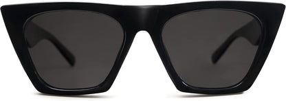 Trendy Oversized Square Cateye Polarized Sunglasses Womens Big Frame Shades SJ2115