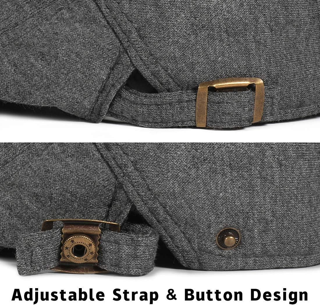 Men'S Flat Cap Gatsby Newsboy Lvy Irish Hats Driving Cabbie Hunting Cap