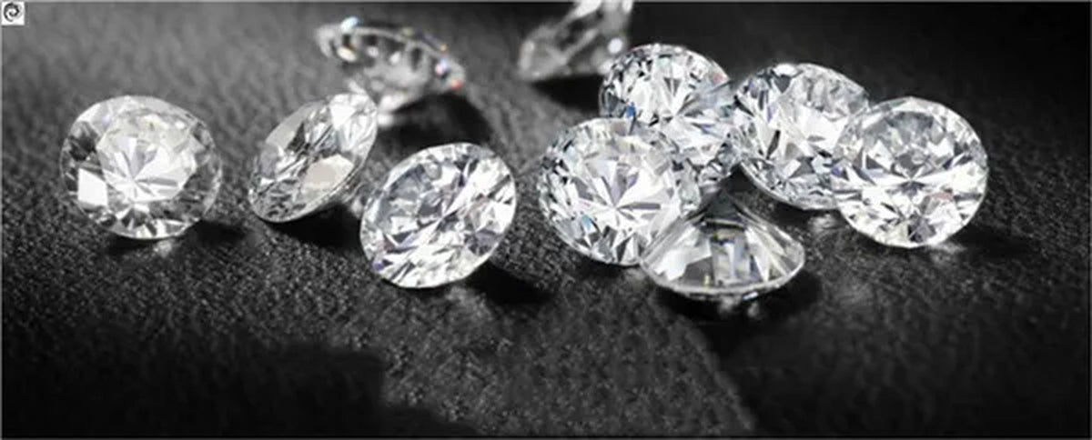 YJY/ 8~10mm AAAAA Round White Gemstone Zircon Diamonds Round Cut Loose Gemstones/YJY