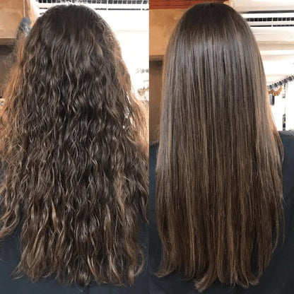 NG De France Vegan Hair Straightening without Formaldehyde Fast Liss Reducer 1000Ml/33.8 Fl.Oz. +  Tanino Protein 24K Vegan Moisturizing Mask 250G/8.82Oz.