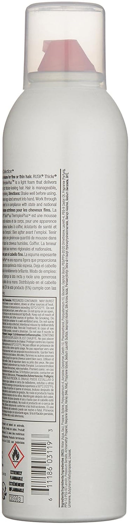 Designer Collection Thicker Thickening Mousse for Fine or Thin Hair, 8.8 Oz, Thickening Mousse That Provides Body, Texture, and Hold without Buildup