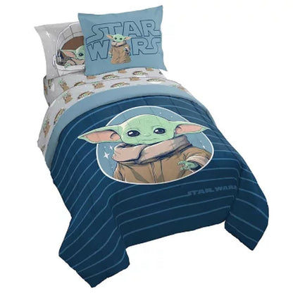 Star Wars the Mandalorian 5-Piece Twin Bed Set