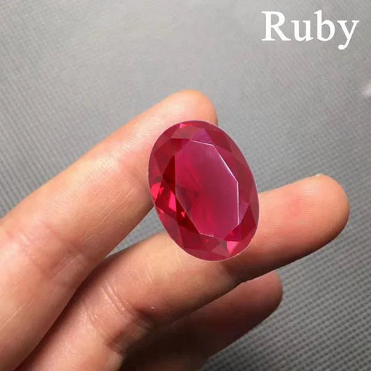 Large Ruby AAAA+ Unheated 20.50 Cts Natural Mined 13×18mm Sri-Lanka Garnet Ruby Pigeon Red Oval Cut VVS Loose Gem
