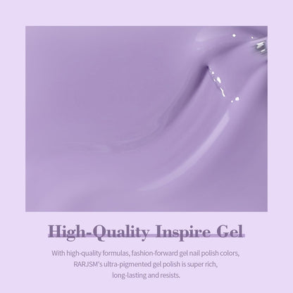 Gel Nail Polish Blue Purple 15Ml Dark Opaque Pastel Gel Polish Milky Bluish Purple 1 Piece Single Bottle Cool Tone Soak off at Home Salon DIY French Manicure Nails Art