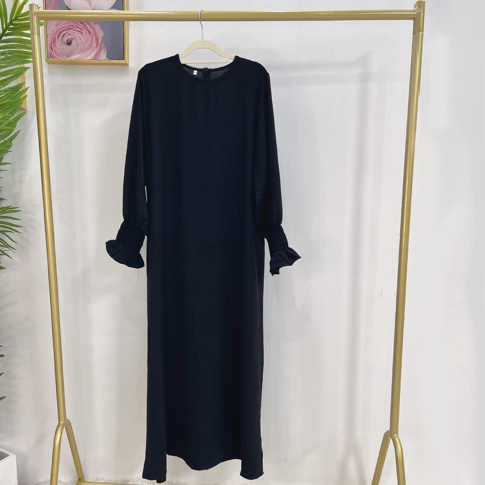 Women Prayer Dress Muslim Ramadan Garment Abaya Dubai Islam Jilbeb Long Dress without Hijab