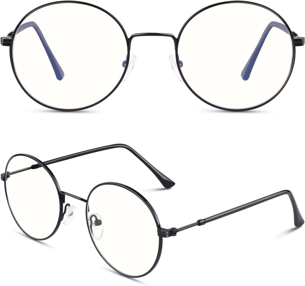 Happy Store CN56 Vintage Inspired Classic Horn Rimmed Nerd UV400 Clear Lens Glasses