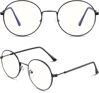 Happy Store CN56 Vintage Inspired Classic Horn Rimmed Nerd UV400 Clear Lens Glasses