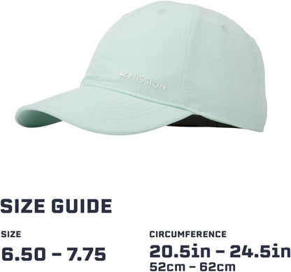 Cooling UPF Performance Hat - Unisex One Size Cap for Workouts, Golf & Running - Sweat & Water Activated Technology